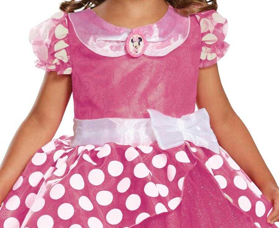 GoDan Minnie Rožinė Deluxe kostiumas, dydis XS, 3-4 metai