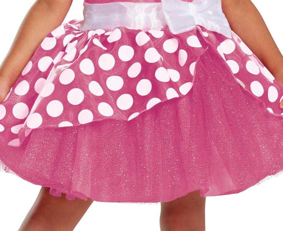Disney Minnie rožinis prabangus kostiumas 5-6 metų vaikams