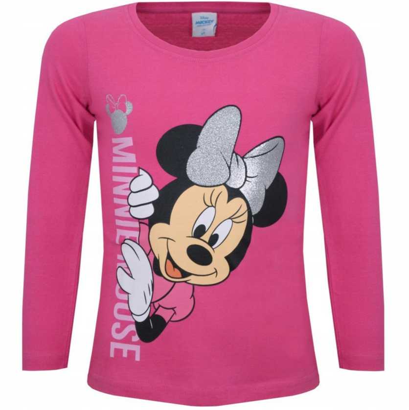 Disney Minnie sidabriniai vaikiški ilgi marškinėliai, palaidinė 122 cm