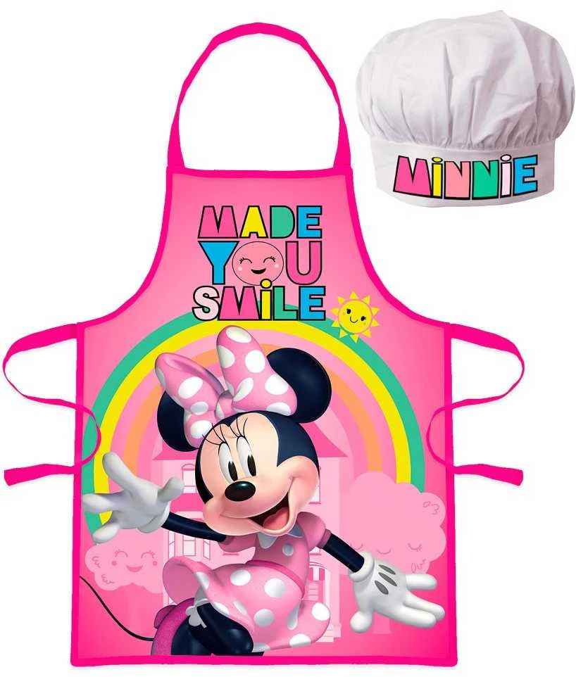 Kepurė "Disney" Minnie vaikiška 2 dalių prijuostė