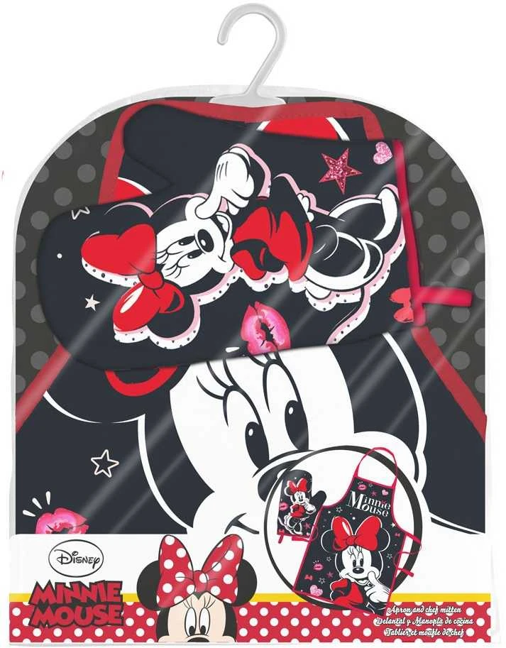 Kepurė "Disney" Minnie 2 dalių prijuostė