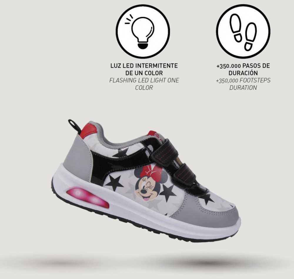 „Disney Minnie Star“ LED mirksintys, šviečiantys gatvės bateliai, 31 dydis