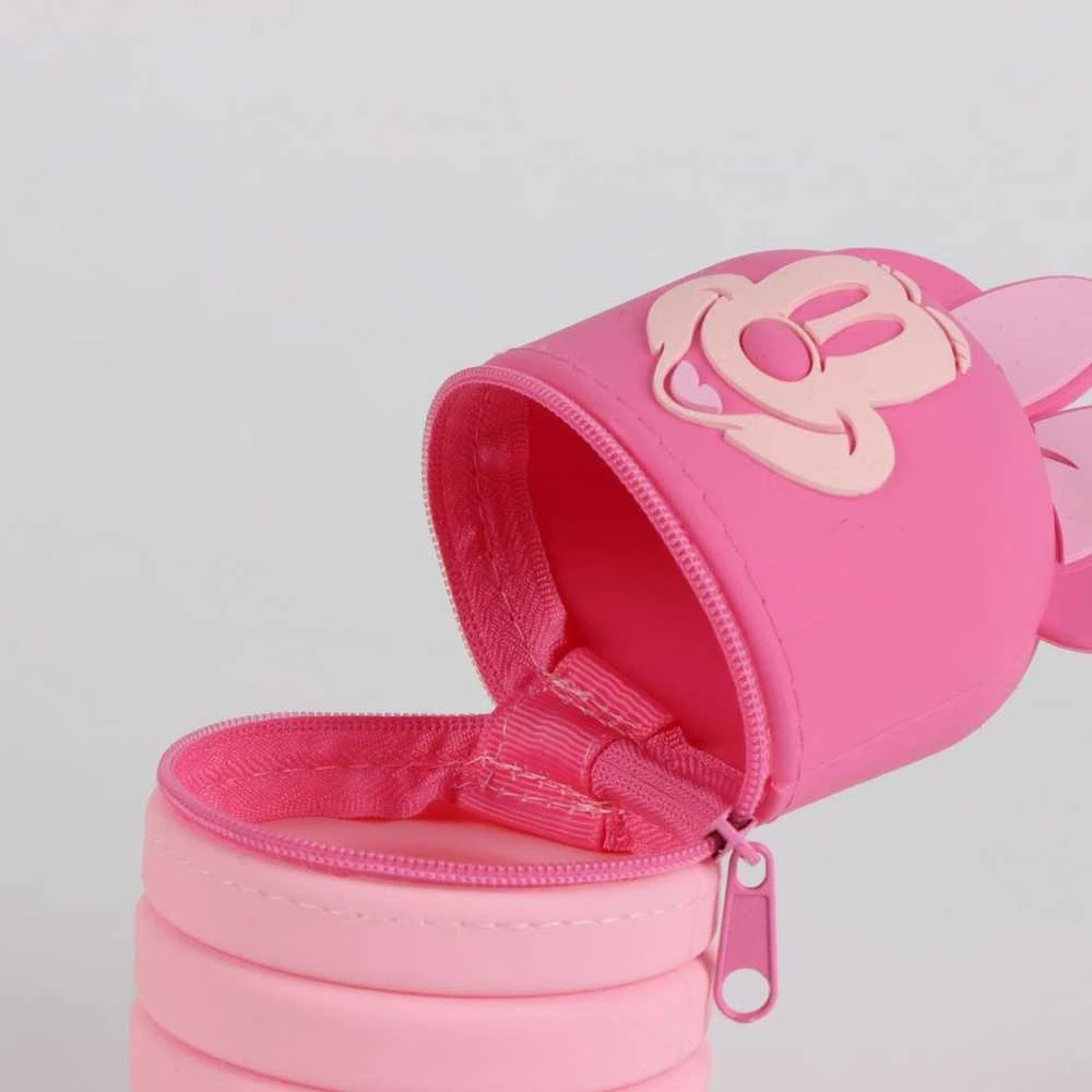 Disney Minnie šviesiai rožinis 3D pieštukų dėklas 20 cm