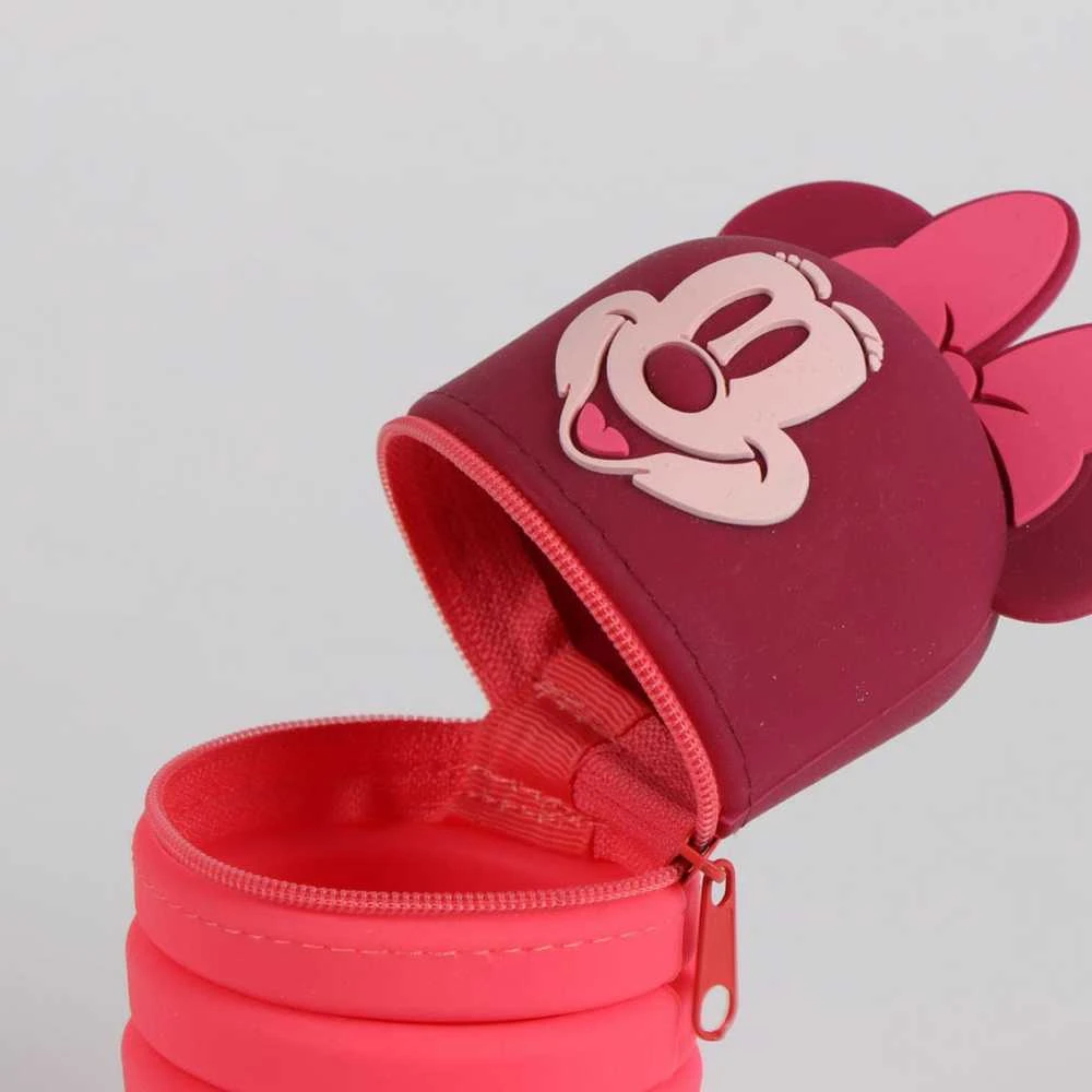 Disney Minnie tamsiai raudonas 3D pieštukų dėklas 20 cm