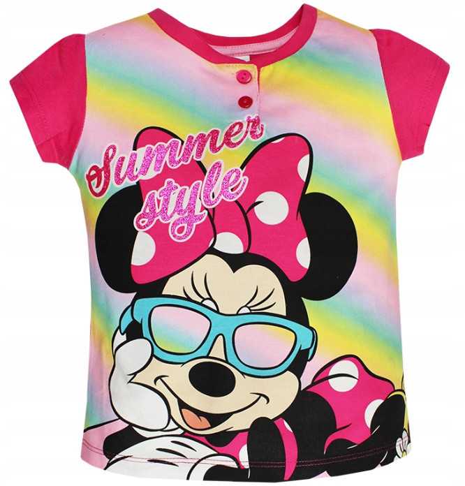Disney Minnie vaikiška trumpa pižama dovanų dėžutėje 7 metai