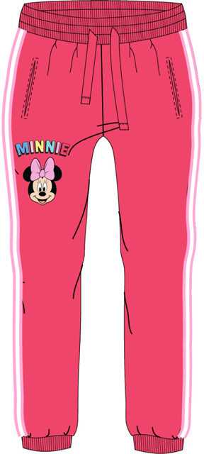 Disney Minnie vaikiškos ilgos kelnės, sportinės kelnės 116 cm