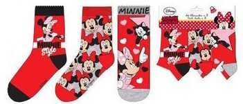 Disney Minnie vaikiškos kojinės 27/30