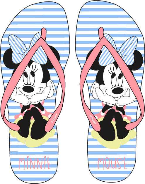 Disney Minnie vaikiškos šlepetės, Šlepetės 30/31
