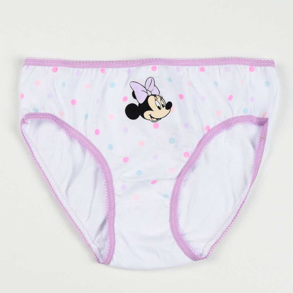 Disney Minnie Violetinė Dots vaikiški apatiniai, kelnaitės, 3 vnt. pakuotėje 5-6 metai / 110-116 cm