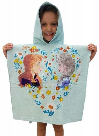 Disney paplūdimio rankšluostis su ponču (60x120 cm)