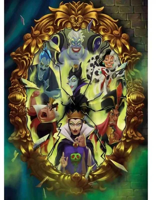 Clementoni Dėlionė 1000 vnt. - Disney piktadariai