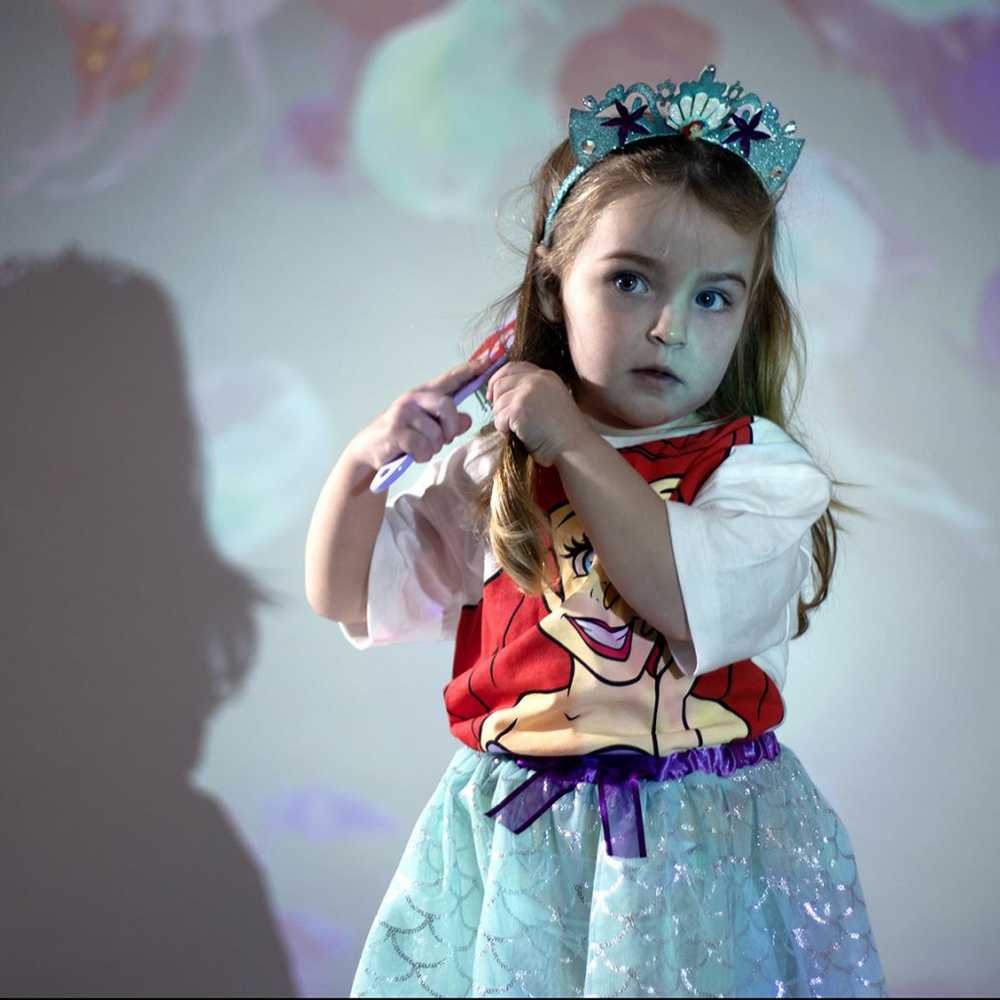 Disney princesės Ariel plaukų šepetys 21 cm