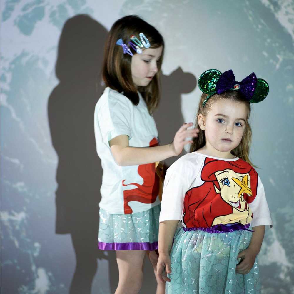 Disney princesės Arielės galvos juosta