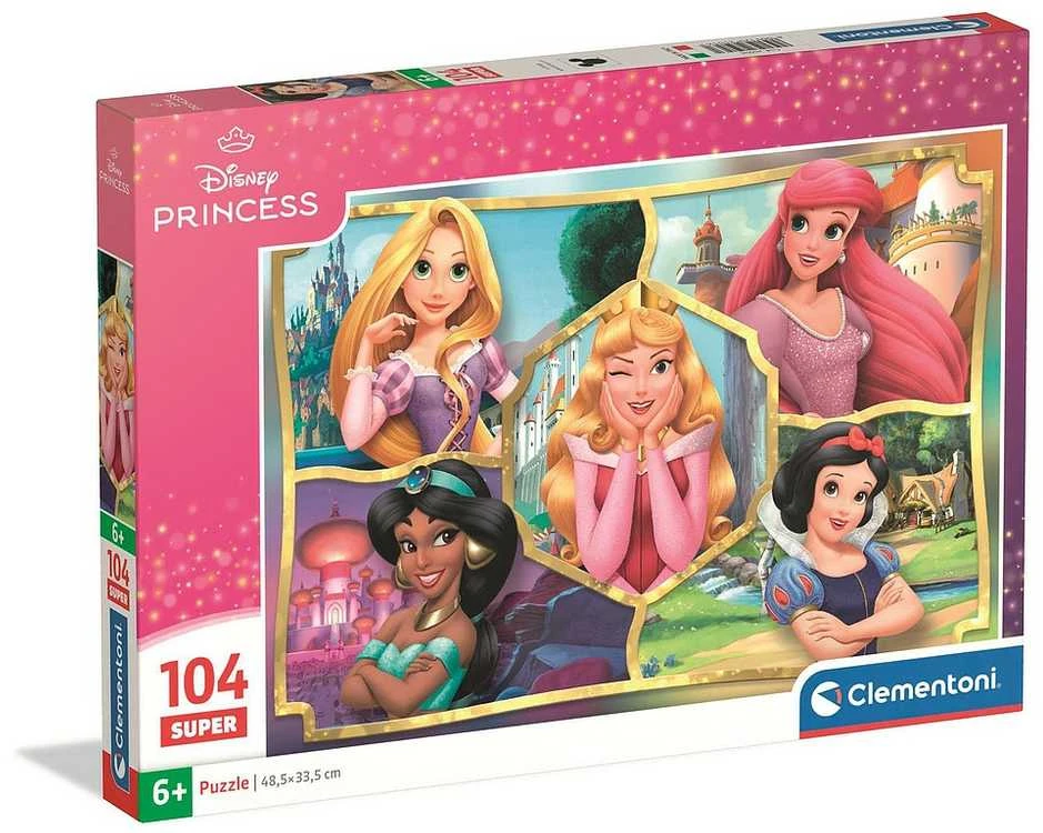 Clementoni Dėlionė 104 vnt. - Princesės