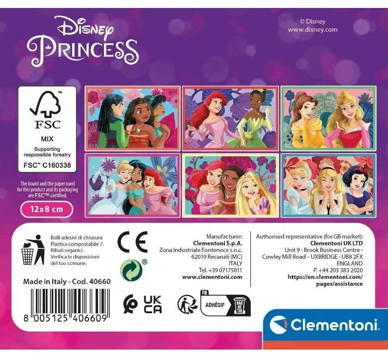 Clementoni CLE Cubi blokeliai 6 Princess 40660