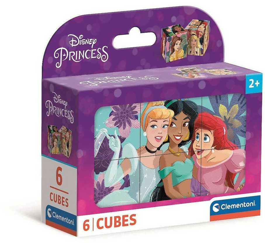 Clementoni CLE Cubi blokeliai 6 Princess 40660