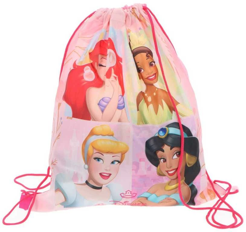 Disney Princess Castle Cuties sportinis krepšys, treniruočių kuprinė 40 cm