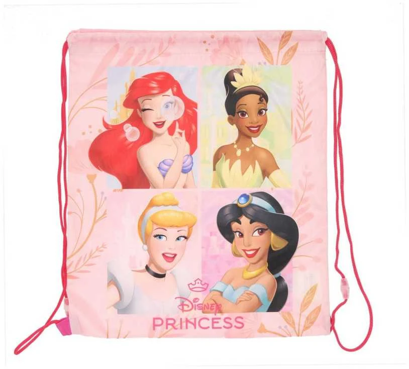 Disney Princess Castle Cuties sportinis krepšys, treniruočių kuprinė 40 cm