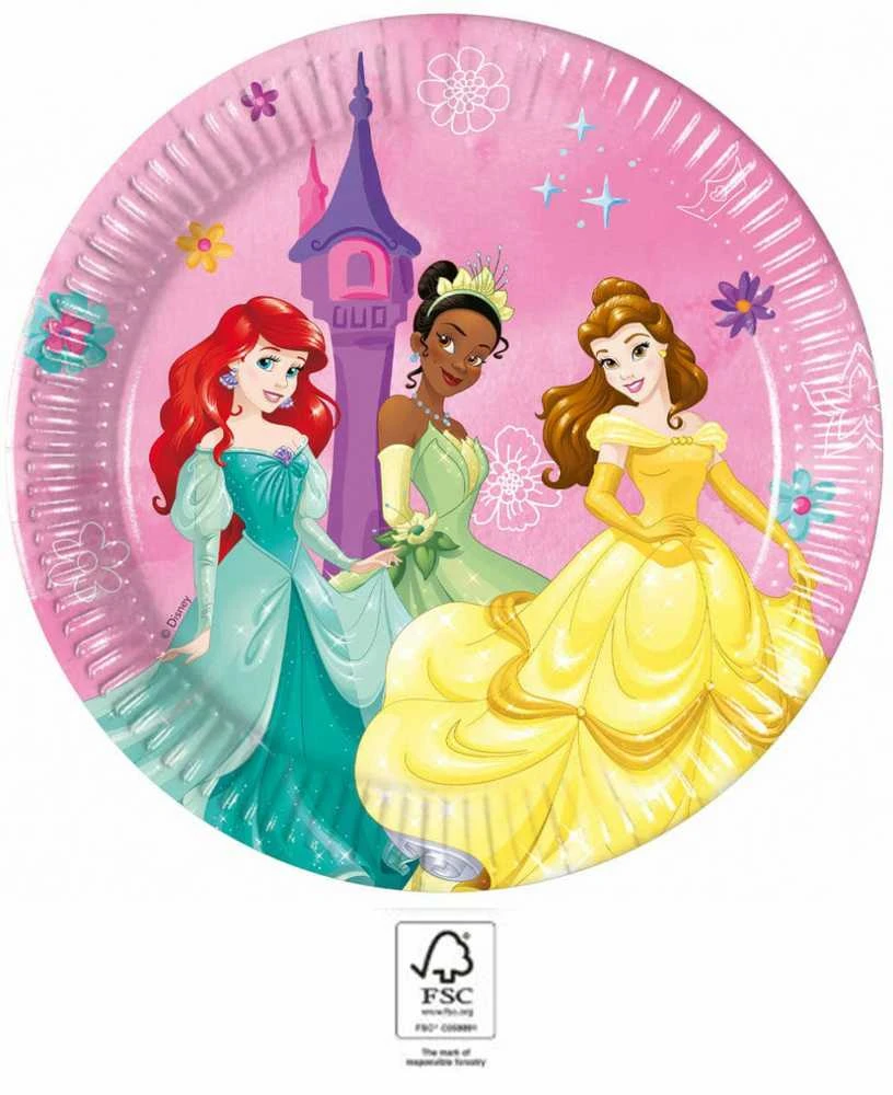 Globos Europe Bv Disney princesių lėkštės 19,5 cm