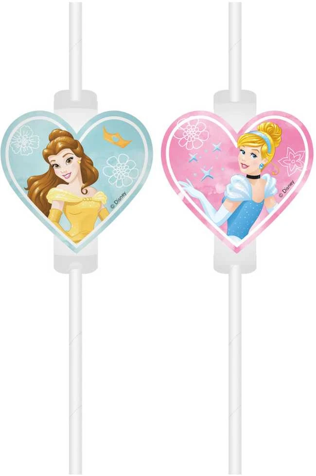 „Globos Europe Bv“ „Disney“ princesių popieriniai šiaudeliai