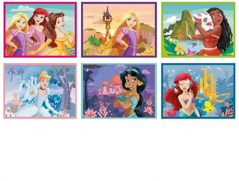 Clementoni CLE Cubi blokeliai 12 Disney Princess 41197
