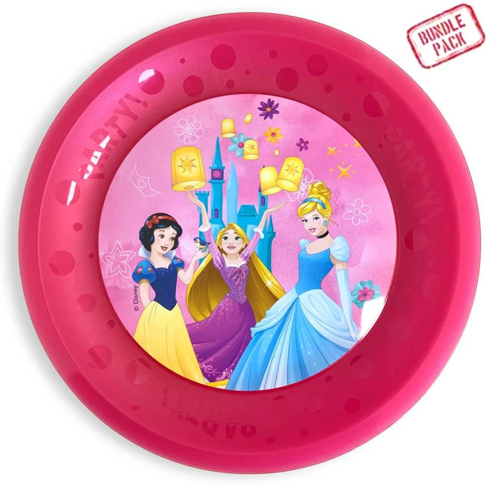 "Disney" princesės lėkštės, 4 dalių rinkinys, 21 cm