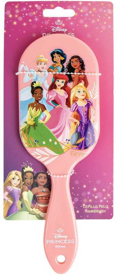 Disney Princess koralų spalvos plaukų šepetys 20 cm