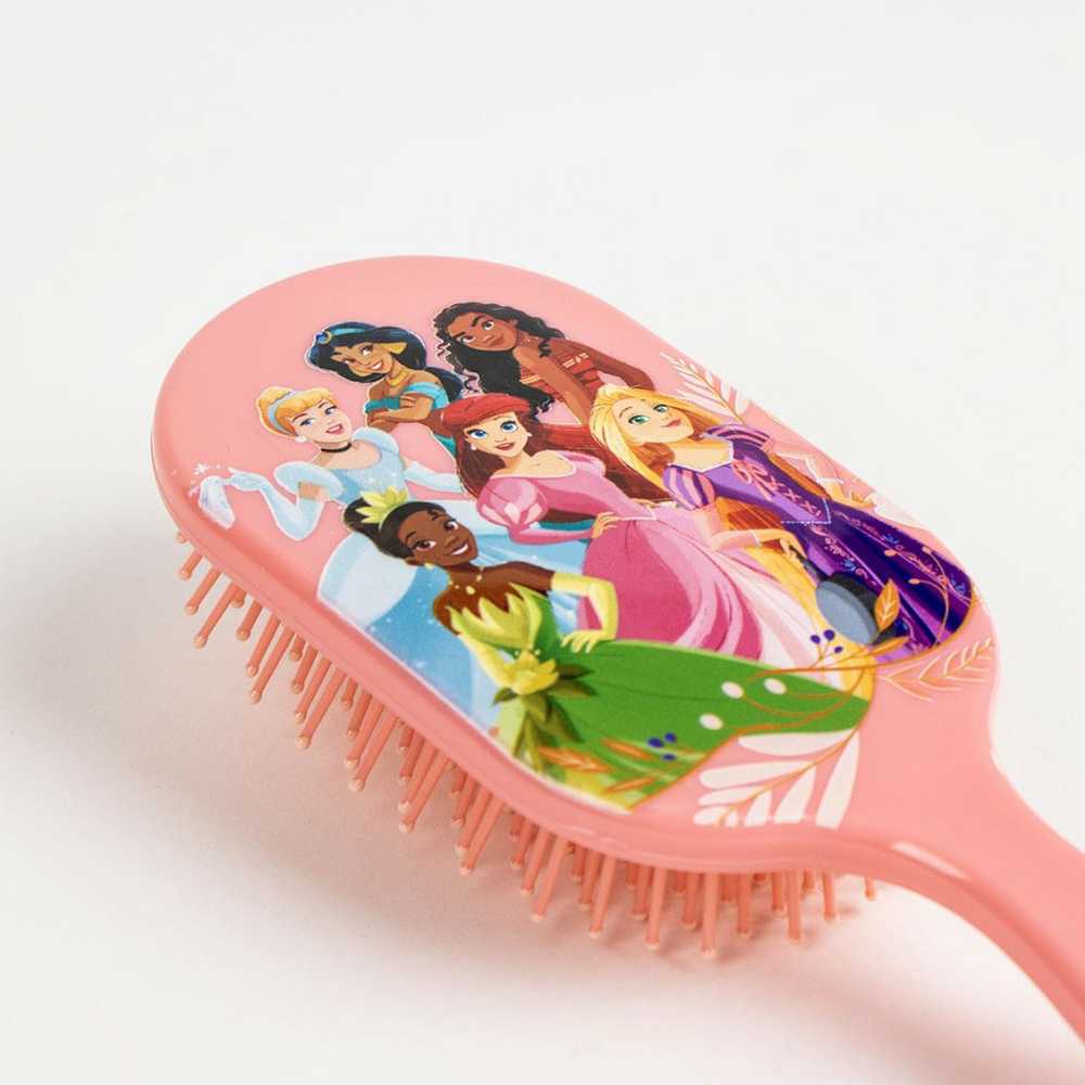 Disney Princess koralų spalvos plaukų šepetys 20 cm