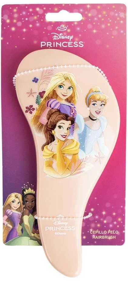 Disney Princess koralų spalvos plaukų šepetys 20 cm