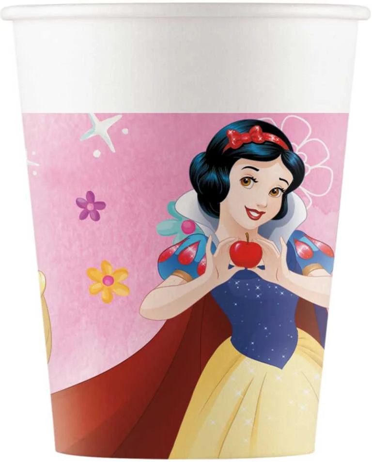 Globos Europe Bv Princess Live Story Popieriniai puodeliai 200ml 8vnt