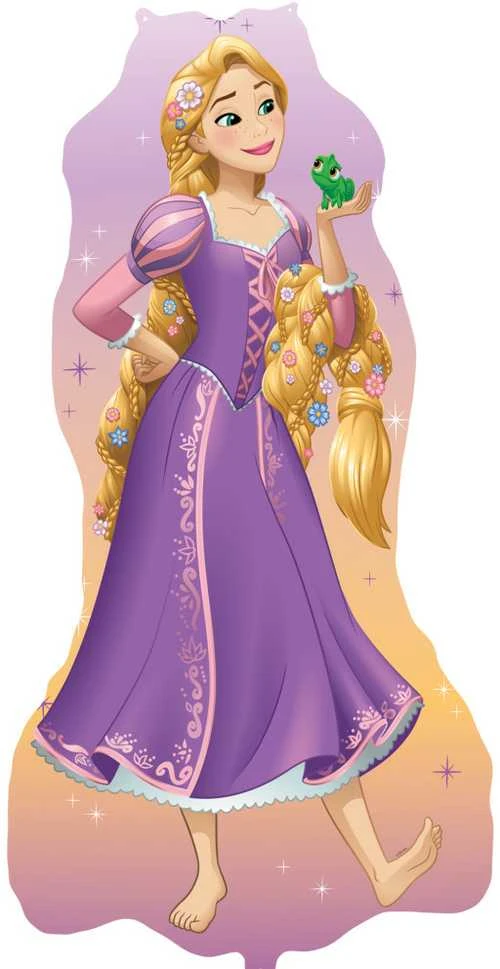 Globos Europe Bv Rapunzel folieballon, 101 x 58 cm