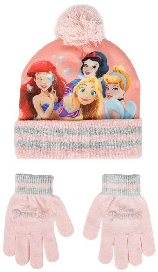 Kepurė CERDÁ Disney Princess hat and gloves set