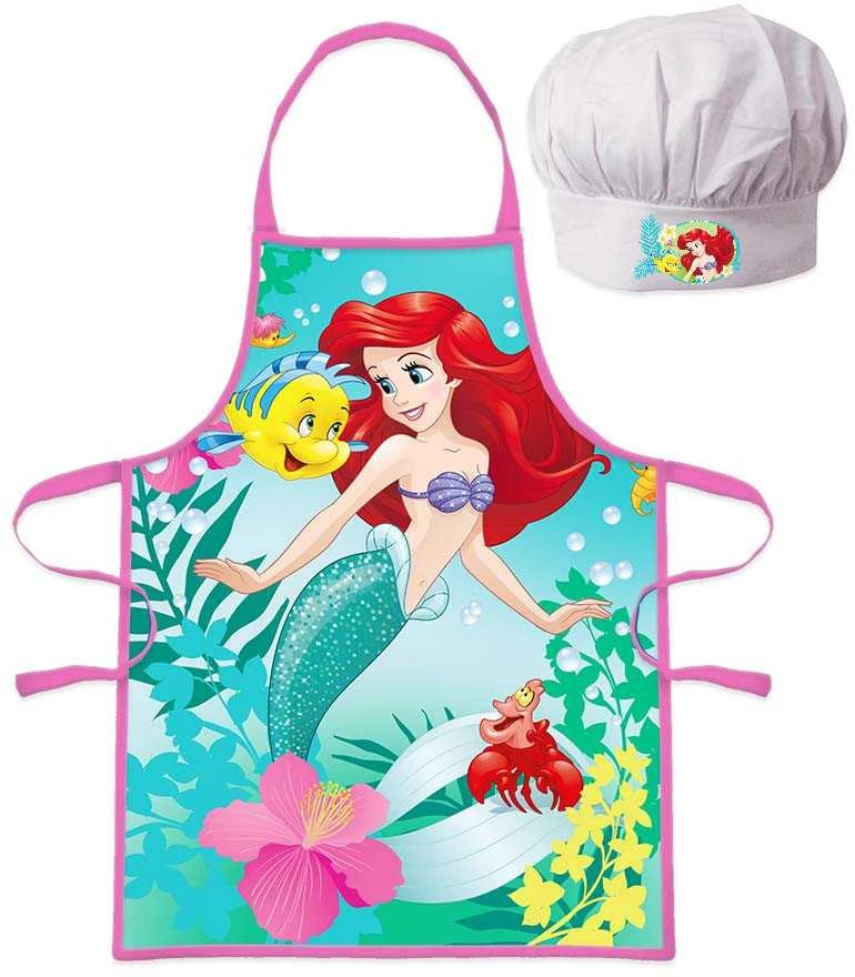 "Disney" princesė Smalsutė Arielė Vaikiška 2 dalių prijuostė