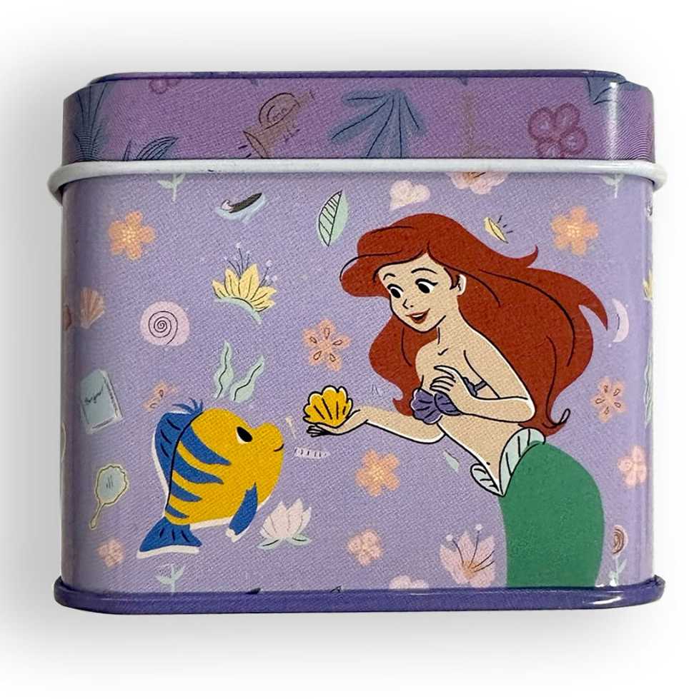 Disney Princess violetinė mini metalinė dėžutė 7,5 cm