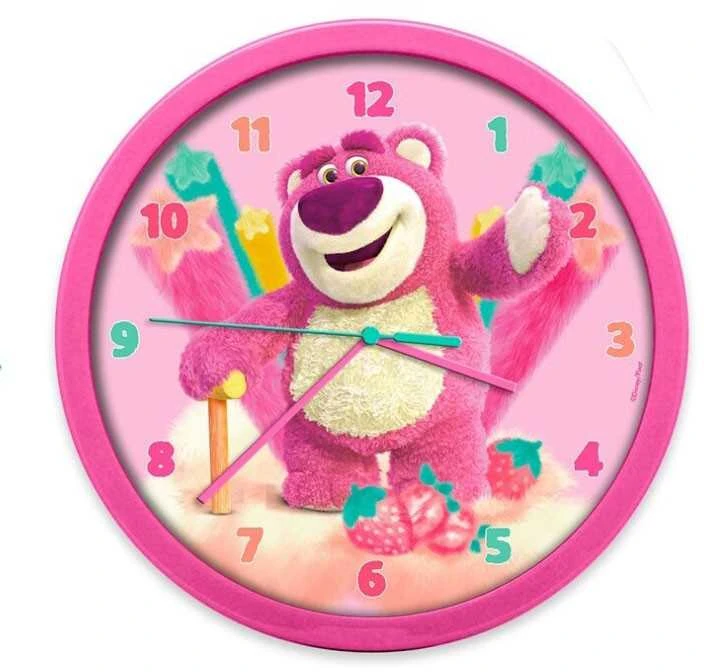 KIDS VAIKIŠKAS laikrodis, tvirtinamas prie sienos, 25 cm, kūdikiams, „Lotso Toy Story“ / Lts00018-ty3021