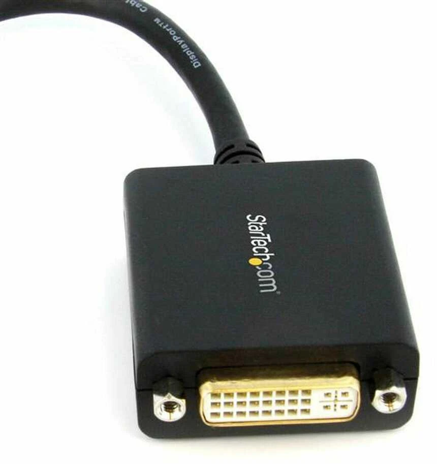 StarTech.com DP2DVI2 vaizdo kabelio adapteris 0,152 m DisplayPort DVI-I Juoda