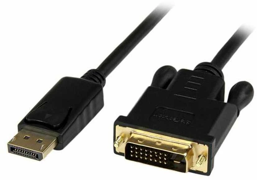 Kabelis StarTech DisplayPort - DVI-D 0.9m juoda (DP2DVIMM3BS)