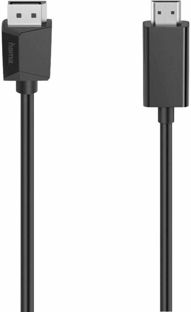 Tinklo laidas Hama 002007120000, DP/HDMI, 1.5 m