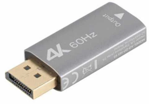 Lanberg DisplayPort (M) į HDMI (F) adapteris 4K, jungiamasis | AD-DP-HD-01