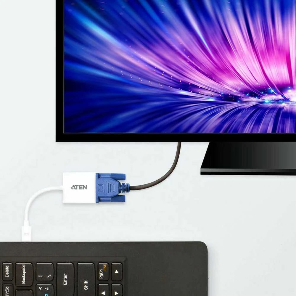 Aten | Mini DisplayPort į VGA adapteriai | VC920 | DP į VGA
