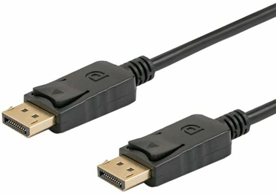 DisplayPort Kabelis - Savio CL-137 3 m Juoda