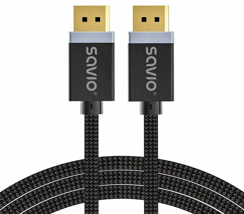 „DisplayPort Kabelis“ – SAVIO DisplayPort (M) V1.4, 3 m, CL-176