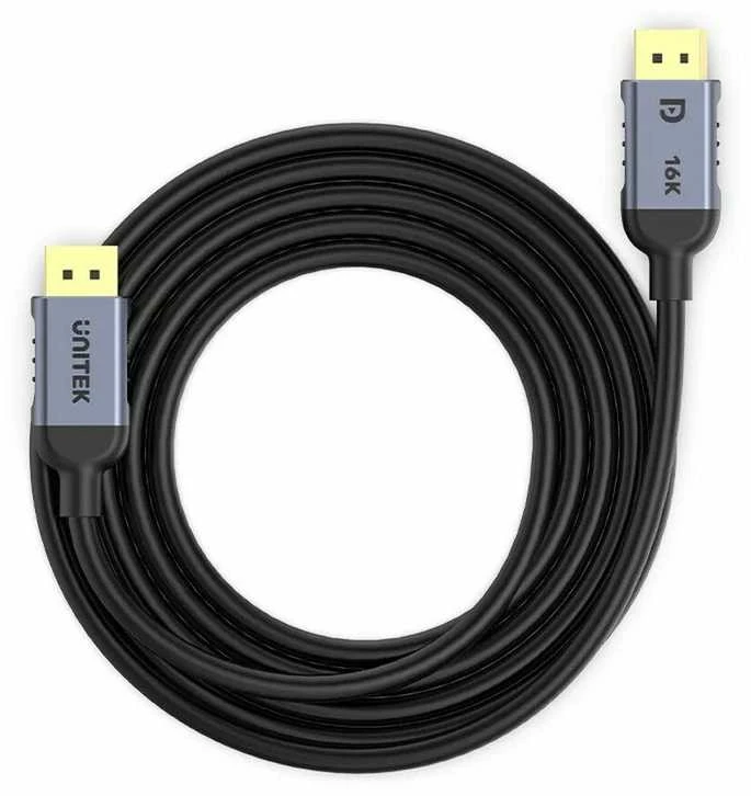 UNITEK C1626GY01-3M DisplayPort 2.1 Juodas
