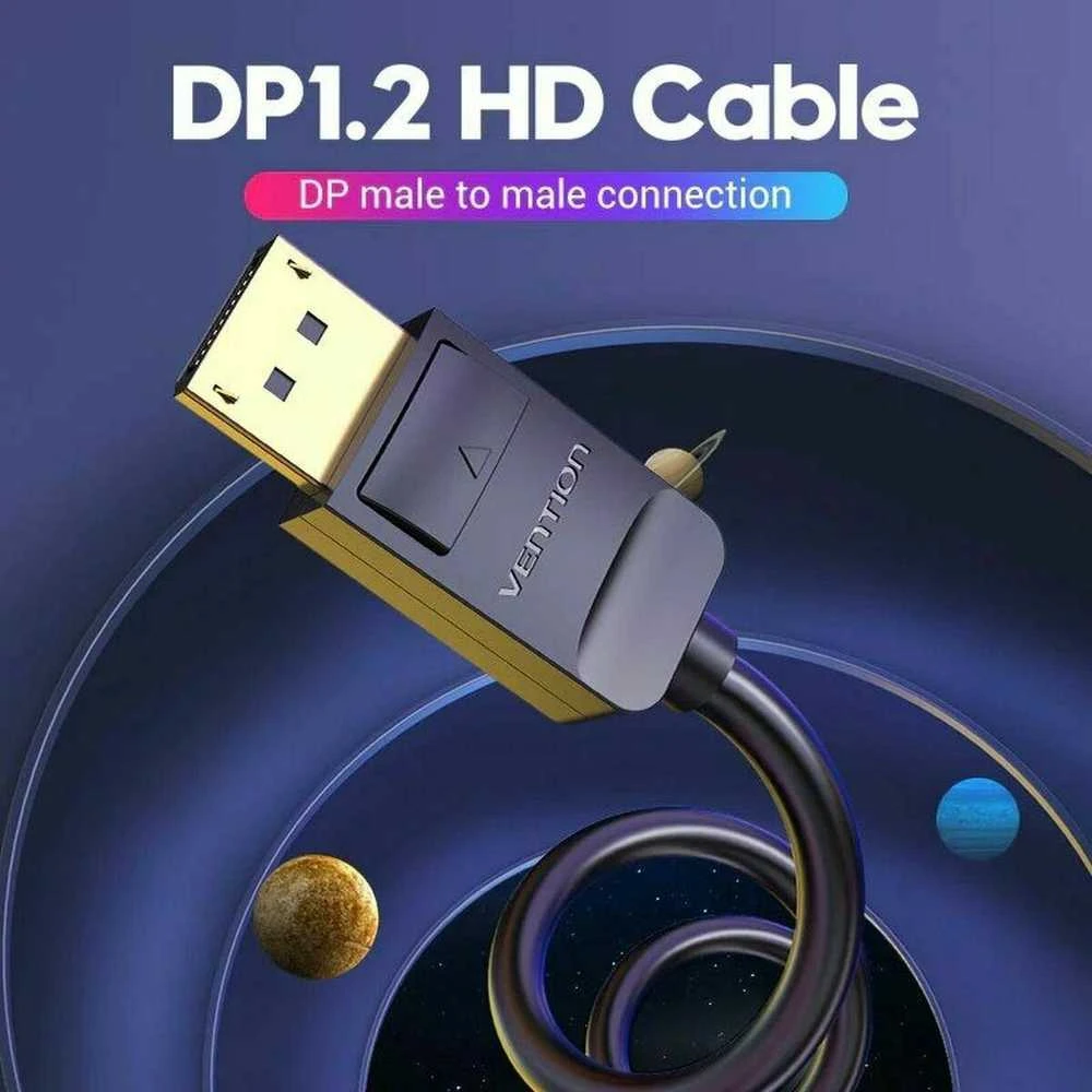 DisplayPort Cable 3m Vention HACBI (juodas)