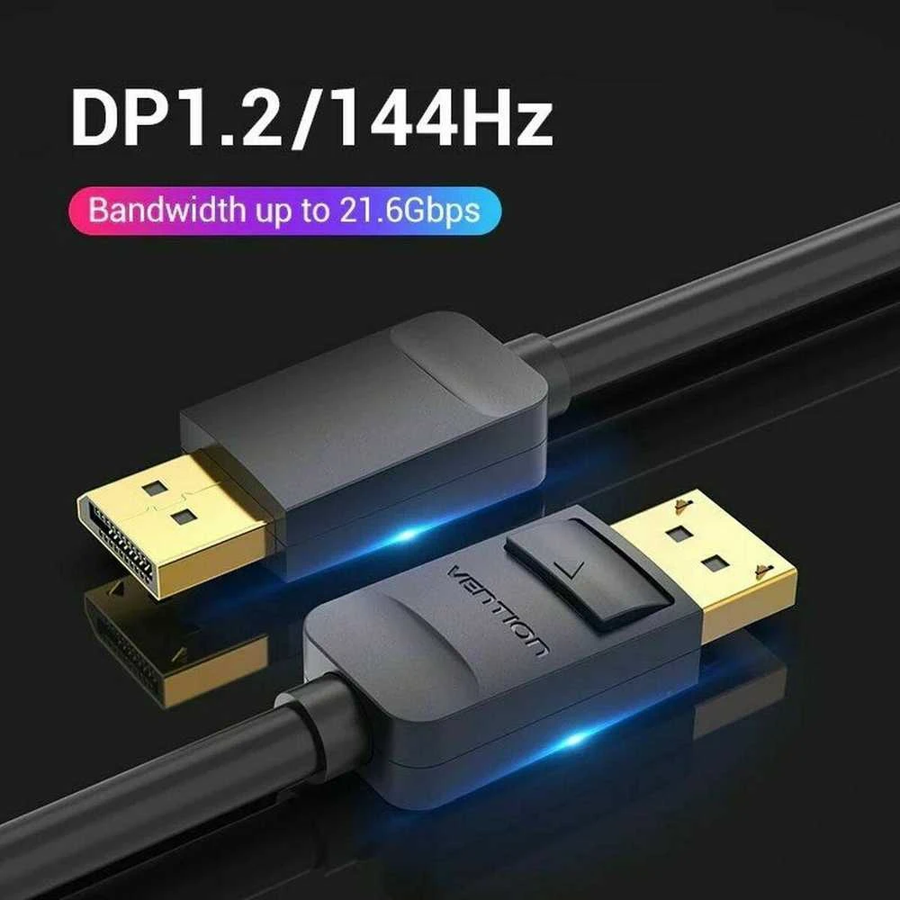 DisplayPort Cable 3m Vention HACBI (juodas)