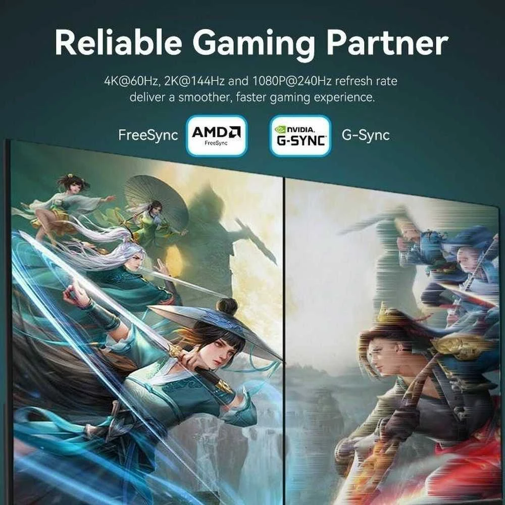 Vention DP laidas – FreeSync ir G-Sync technologijų palaikymas