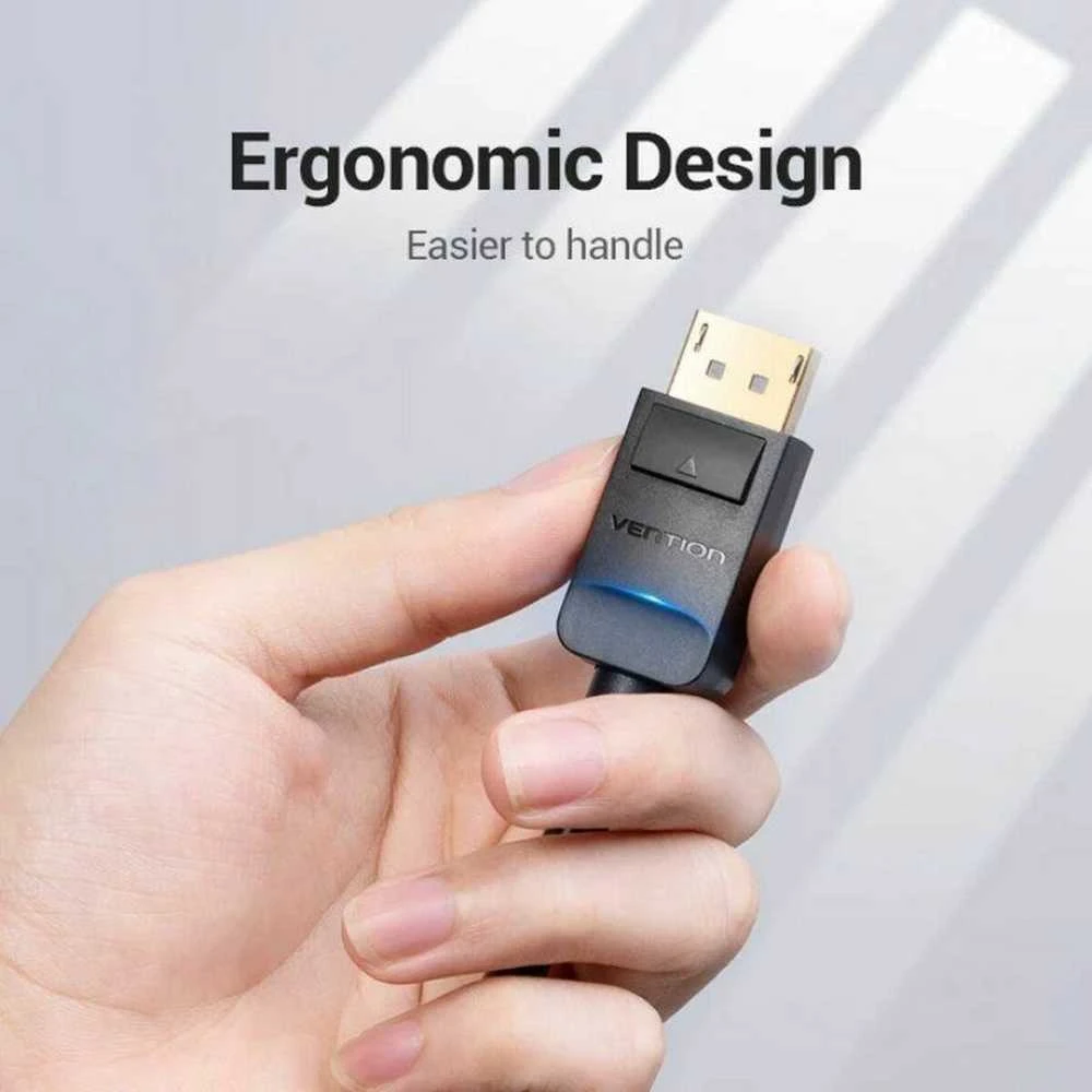 Vention DisplayPort į VGA kabelis 1.5 m ventiliacijos HBLBG (juodas)