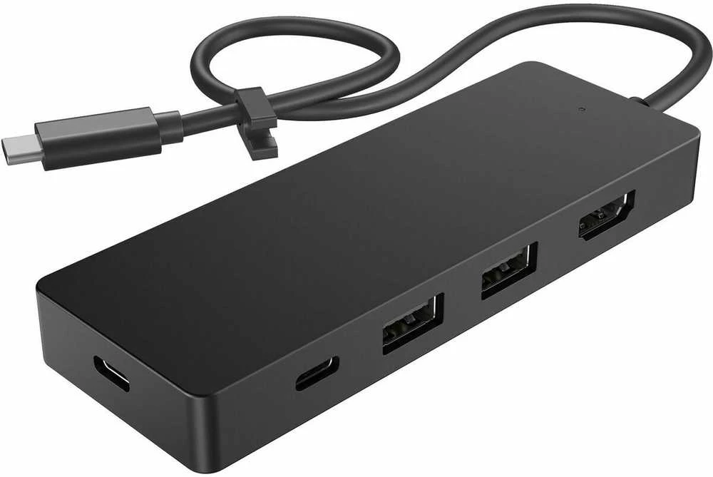 HP USB-C Travel Hub G3 jungčių prievadai