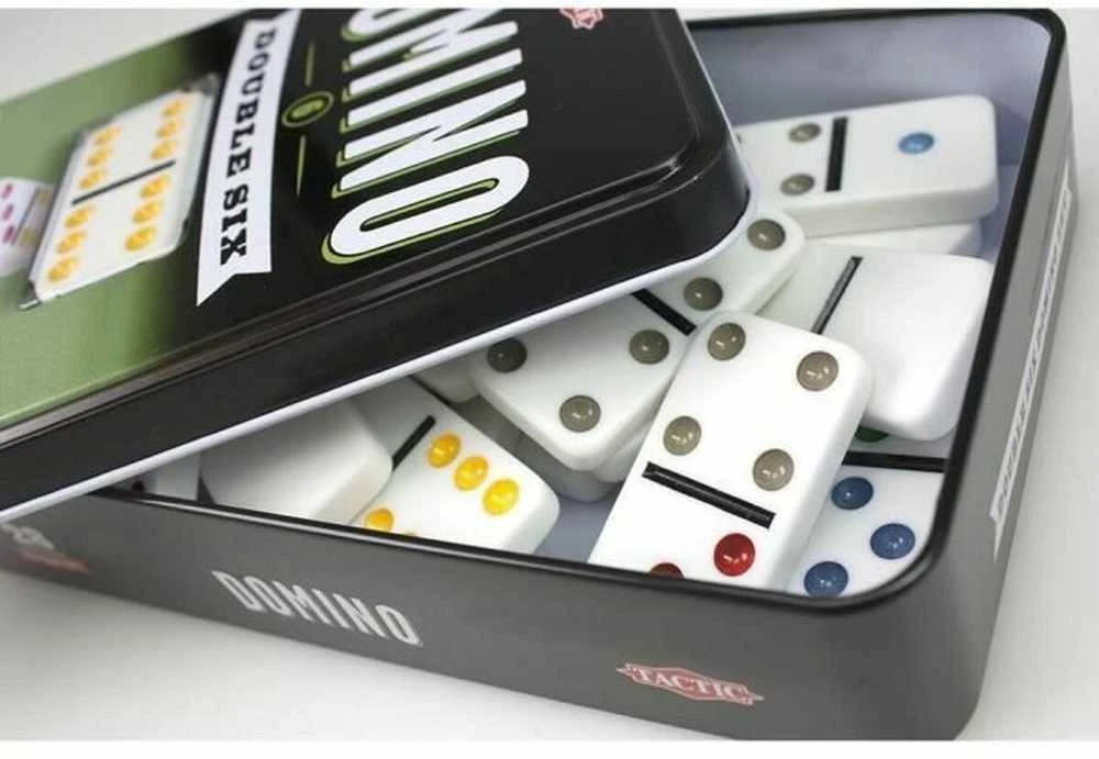 Tactic Stalo žaidimas „Domino Double 6"