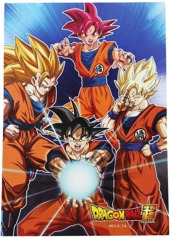 „Dragon Ball Kamehame“ 5 dalių kanceliarinių prekių rinkinys